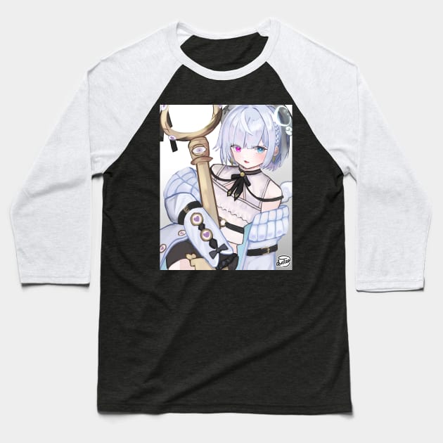 Amemiya Nazuna Baseball T-Shirt by  dwotea